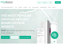Tablet Screenshot of ophthoquestions.com